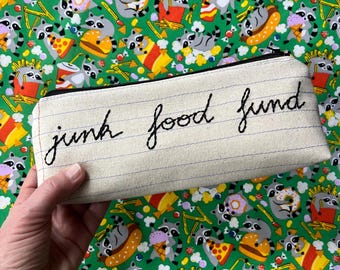 Junk Food Fund Bag