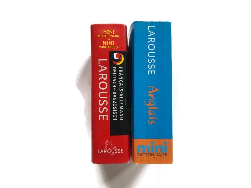 Larousse Mini Vintage Larousse Mini Dictionary: French-dutch & French-english - Etsy