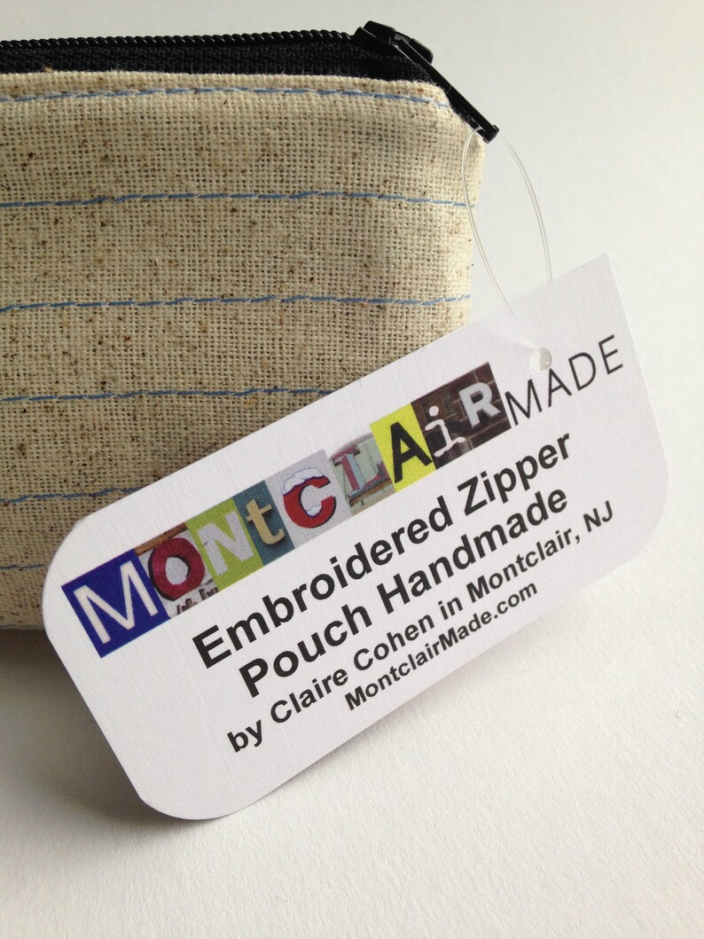 Stash Bag Handmade Ready to Ship Zipper Pouch