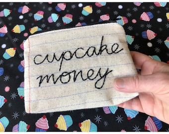 Cupcake Money Bag