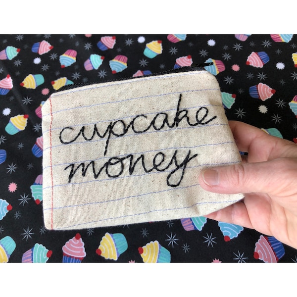 Cupcake Money Bag