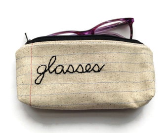 Eyeglass Case Zipper Pouch - Glasses