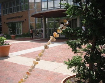 Rocks and Minerals Theme Paper Heart Garland