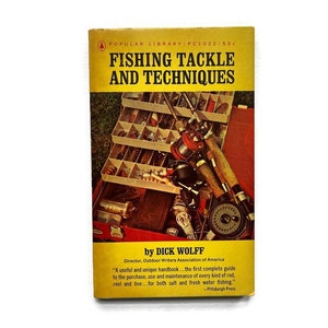 Fishing Tackle and Techniques 1963 Vintage Softcover Book Ready to Ship image 1