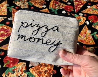 Pizza Money Bag - Pizza Lovers Gift