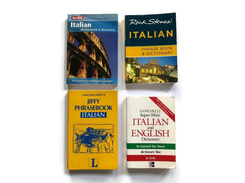 Italian　Phrase　Book　Etsy