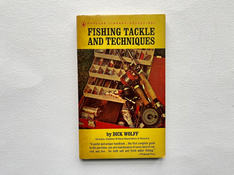 Fishing Tackle and Techniques 1963 Vintage Softcover Book Ready to Ship image 5