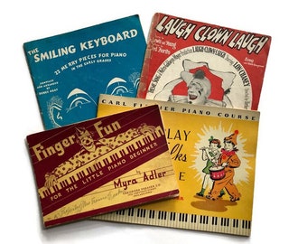 Clown Vintage Sheet Music Instant Collection - Ready to Ship