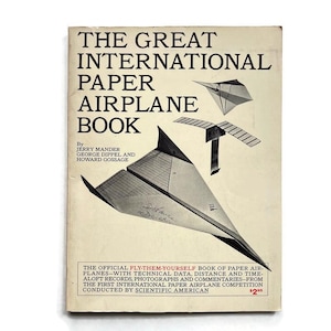 Vintage 1967 Paper Airplane Book: Comprehensive Plans