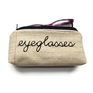 Eyeglasses Case Zipper Pouch