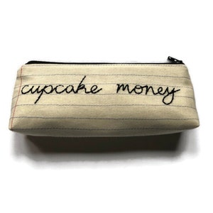 Cupcake Money Pencil Case Zipper Pouch