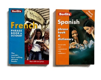 Berlitz Phrase Book and Dictionaries - French or Spanish