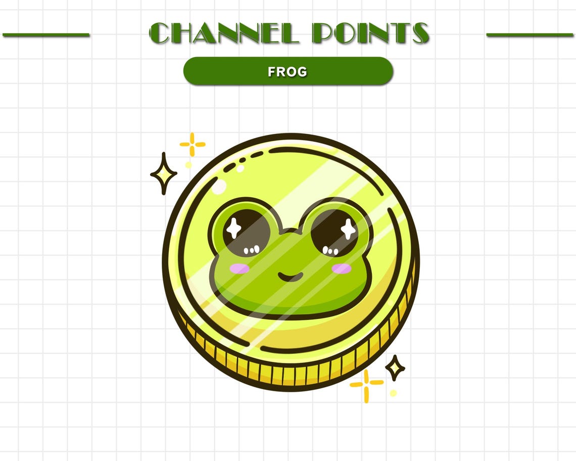 Funny Frog Channel Point Icon | Kawaii Twitch Reward (digital Download ...