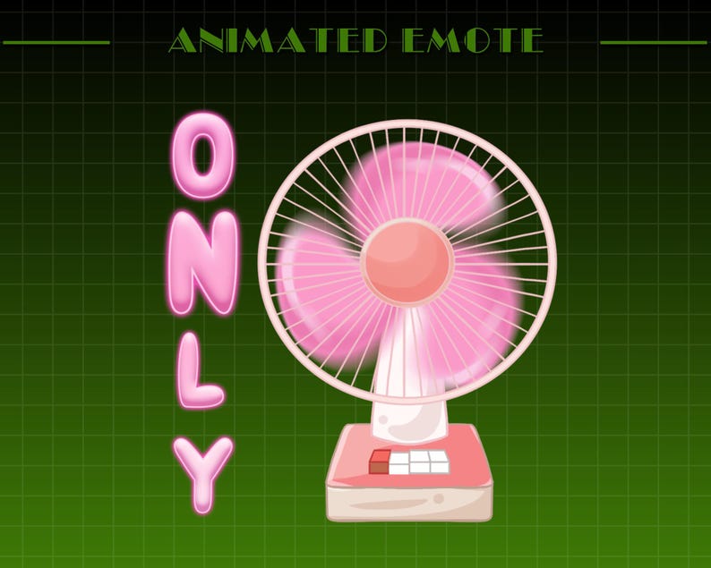 Fan Emote Animated Only Fan Emote for Twitch, Discord, Youtube | Funny Meme Emote ...
