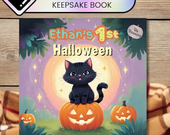 Personalized First Halloween Book | Baby Keepsake
