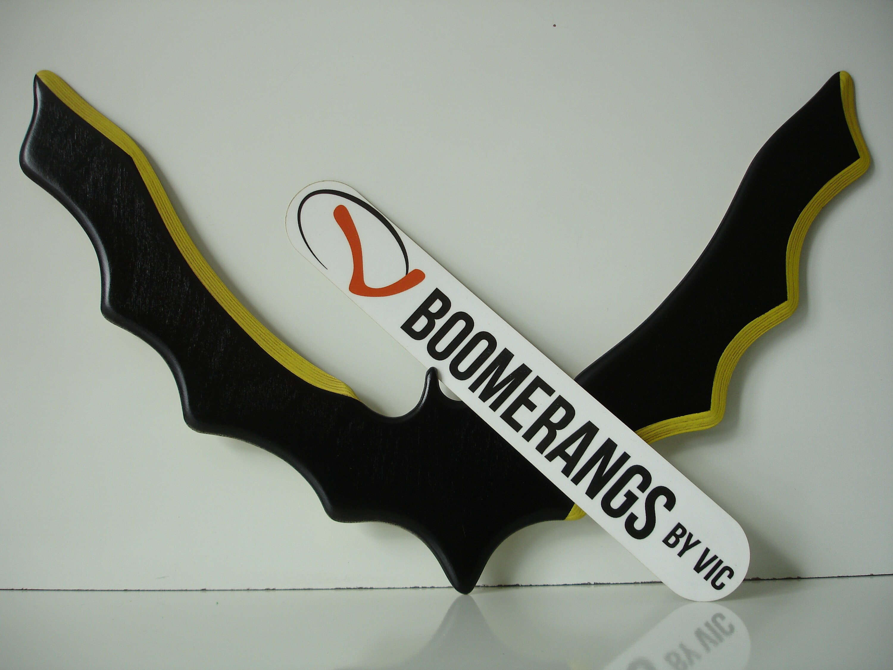 Batarang Real Returning Boomerang handcrafted by Boomerangs by Vic Cosplay
