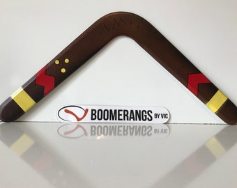 Boomerang Real Returning Handcrafted by Boomerangs by Vic TY Tasmanian Tiger Cosplay