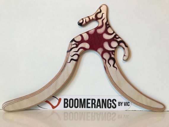Handmade Natural Wooden Returning Boomerang Handmade Natural Wooden Returning Boomerang