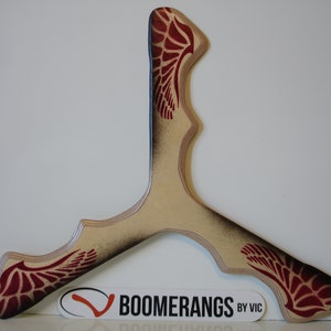 Back to Reality Real Returning Boomerang Handcrafted by Boomerangs by Vic