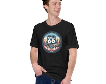 Route 66 T-Shirt, Retro Graphic Tee