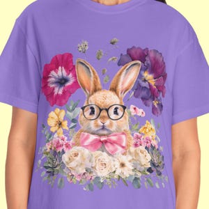 Womens Easter shirt, Happy easter shirt, Cute Easter shirt, Easter Gift, Easter bunny shirt, Bunny shirt, easter tee, rabbit shirt