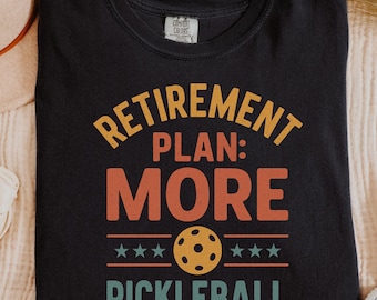 Funny Pickleball Retirement T-Shirt – Unisex Gift for Dink Lovers
