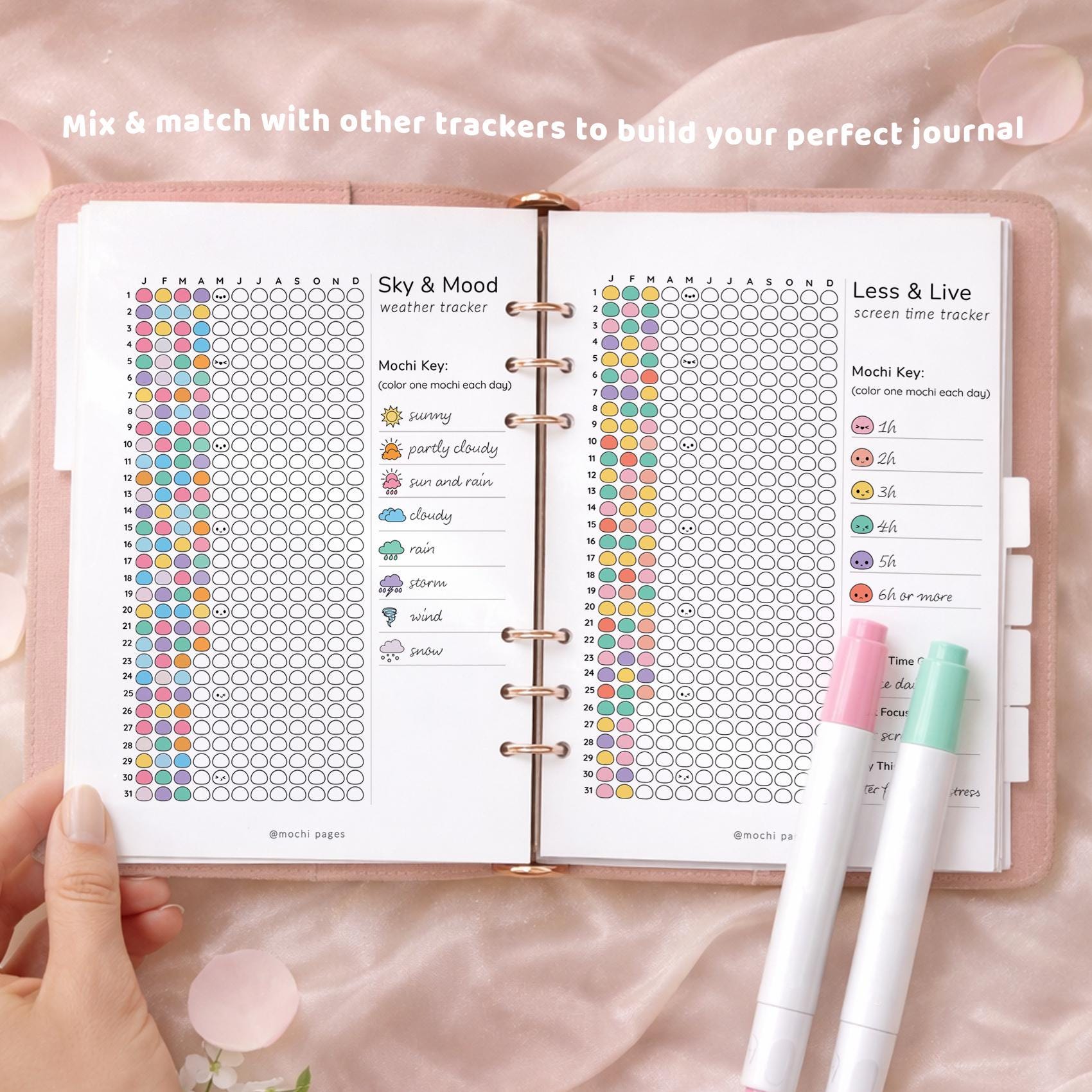 Tracking For Less Screen Time Tracker Printable, Phone Usage Tracker, Less & Live Tracker ...