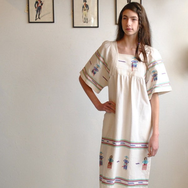 Mexican Embroidered Tent Dress  //  BOHO DOLLS