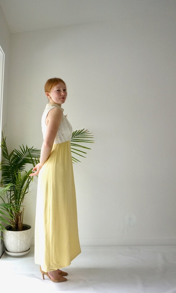 Summer Formal Dress . YELLOW Bridesmaid Dress . V… - image 7