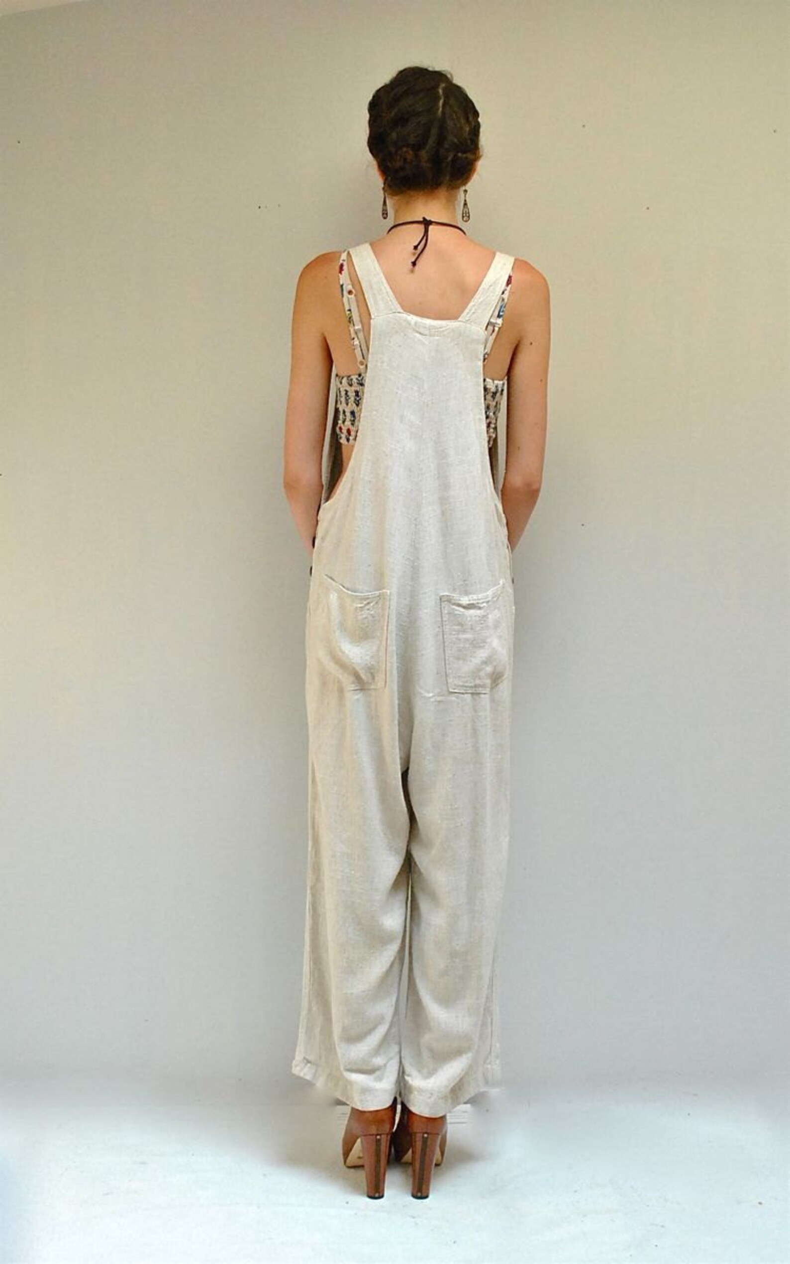 Reserved... Linen Overalls // Womens Overalls // THE FLAX Etsy