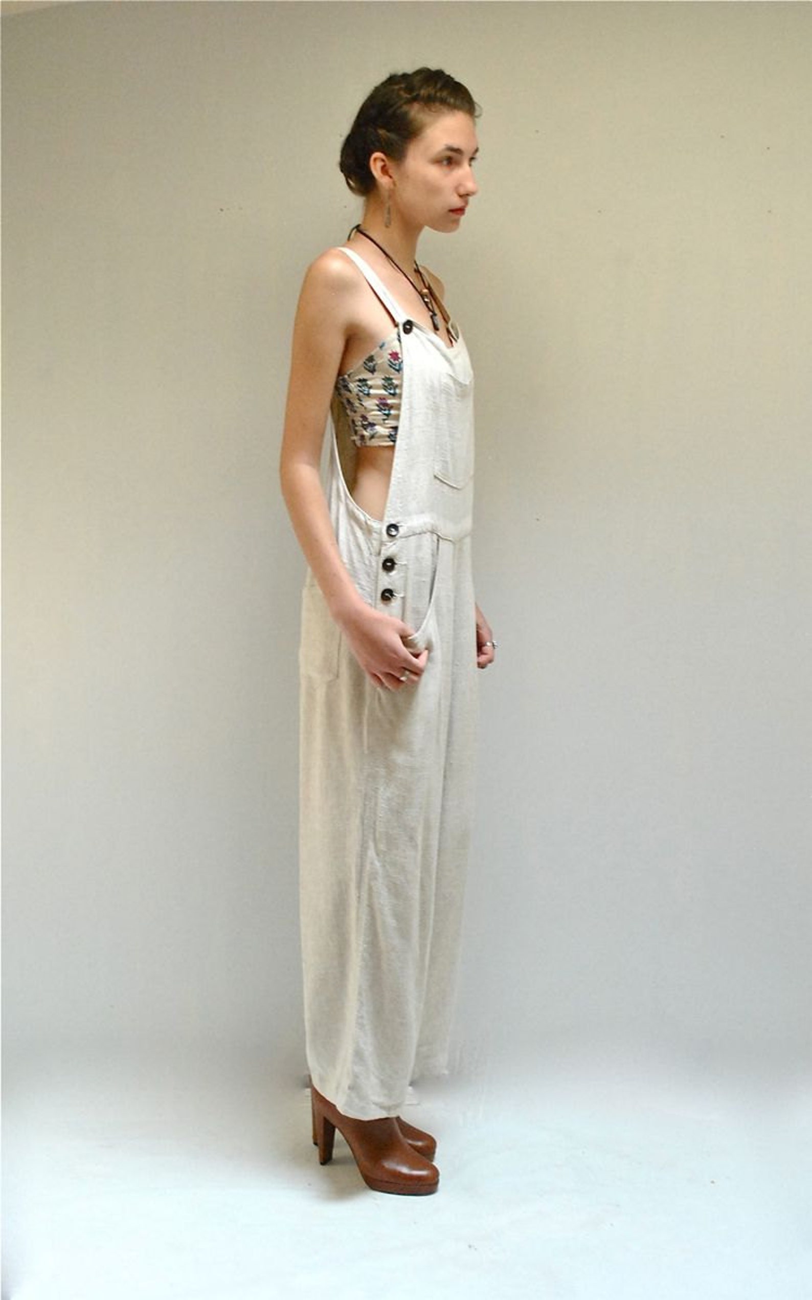 Reserved... Linen Overalls // Womens Overalls // THE FLAX Etsy