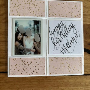 Personalised custom infinity card