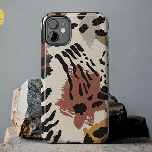 Leopard Print Phone Case - Trendy Fashion iPhone and Samsung Cover - Contemporary Chic Design