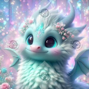 Imagen de pintura de diamante: Stella, la chica dragón