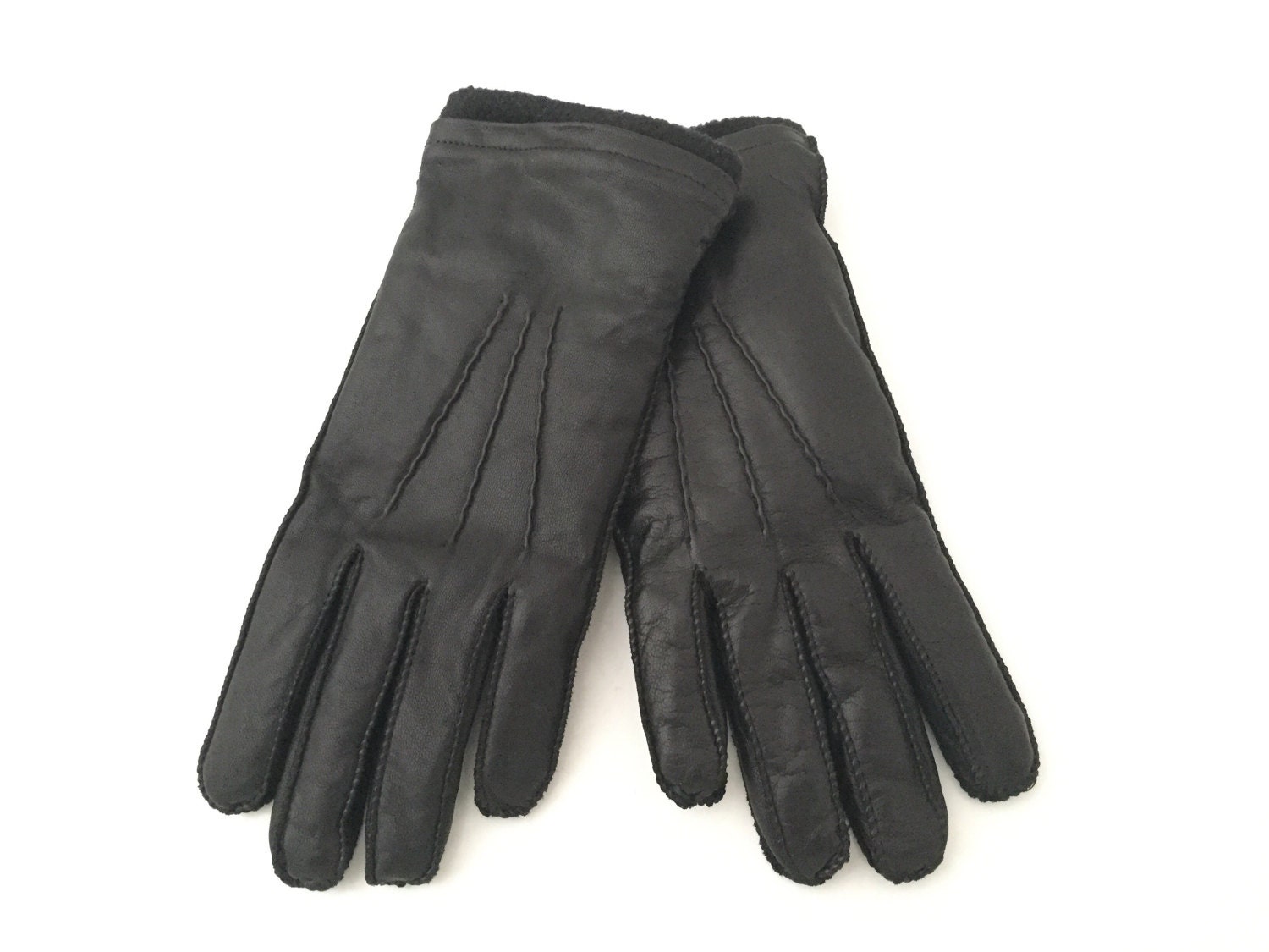 leather winter gloves womens