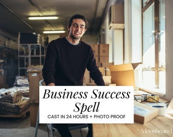 BUSINESS SUCCESS SPELL - Attract Wealth, New Customers, Prosperity & Growth Ritual