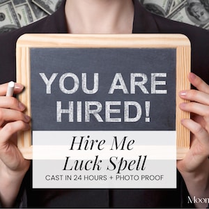 HIRE ME LUCK Spell - Stellenangebot, Karriere-Erfolg & Ritual für Vorstellungsvertrauen