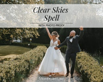 Good Weather Spell - (Photo Proof) Wedding Day Weather Ritual for Clear Skies