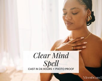 CLEAR MIND SPELL – Enhance Focus, Mental Clarity & Calm Thinking