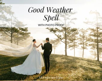 Good Weather Ritual - Favorable Conditions & Sunny Energy Alignment - Outdoor Event, Travel Support (Photo Proof)
