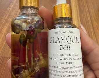 Spell Oil - Glamour Veil – Confidence, Beauty, Personal Magnetism , Randiance – Ritual Oil