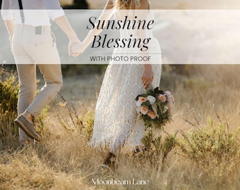 Celebration Blessing Ceremony – Sunshine Ritual, Clear Skies Blessing (Photo Proof)
