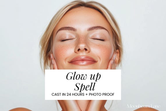 GLOW UP SPELL - Beauty and Confidence Ritual, Self Love Boost, Attractiveness Energy Spell, Feminine