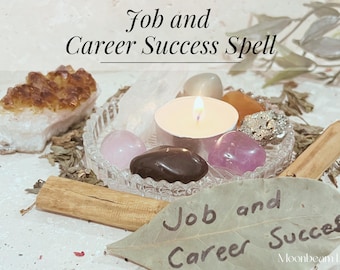 Job & Career Candle Spell – Same day - Digital Ritual Photo + Personalized Written Blessing
