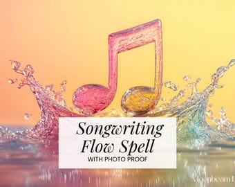 SONGWRITING FLOW SPELL - Ontsteek muzikale inspiratie weer en ontgrendel je creatieve ritme
