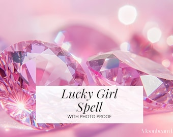 LUCKY GIRL Spell – Overvloed, geluk en moeiteloze zegeningen kaarsritueel