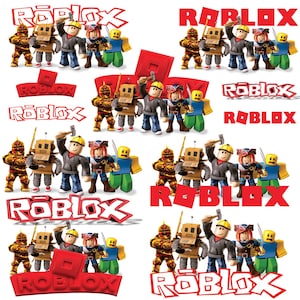 Clipart personnages Roblox png, PNG Gamer, PNG Roblox, chemise garçon Roblox, autocollants de jeu, clipart Roblox, art gamer, téléchargement numérique