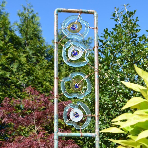 Garten Trellis, Garten Pfahl, Recycling-Glas, Kupfer, Reyka Wodka