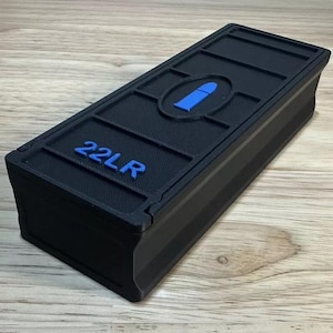 22LR Ammo Box 120rd Capacity (3 Pack) Heat resistant PETG material!