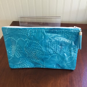 Quilted Zipper pouch